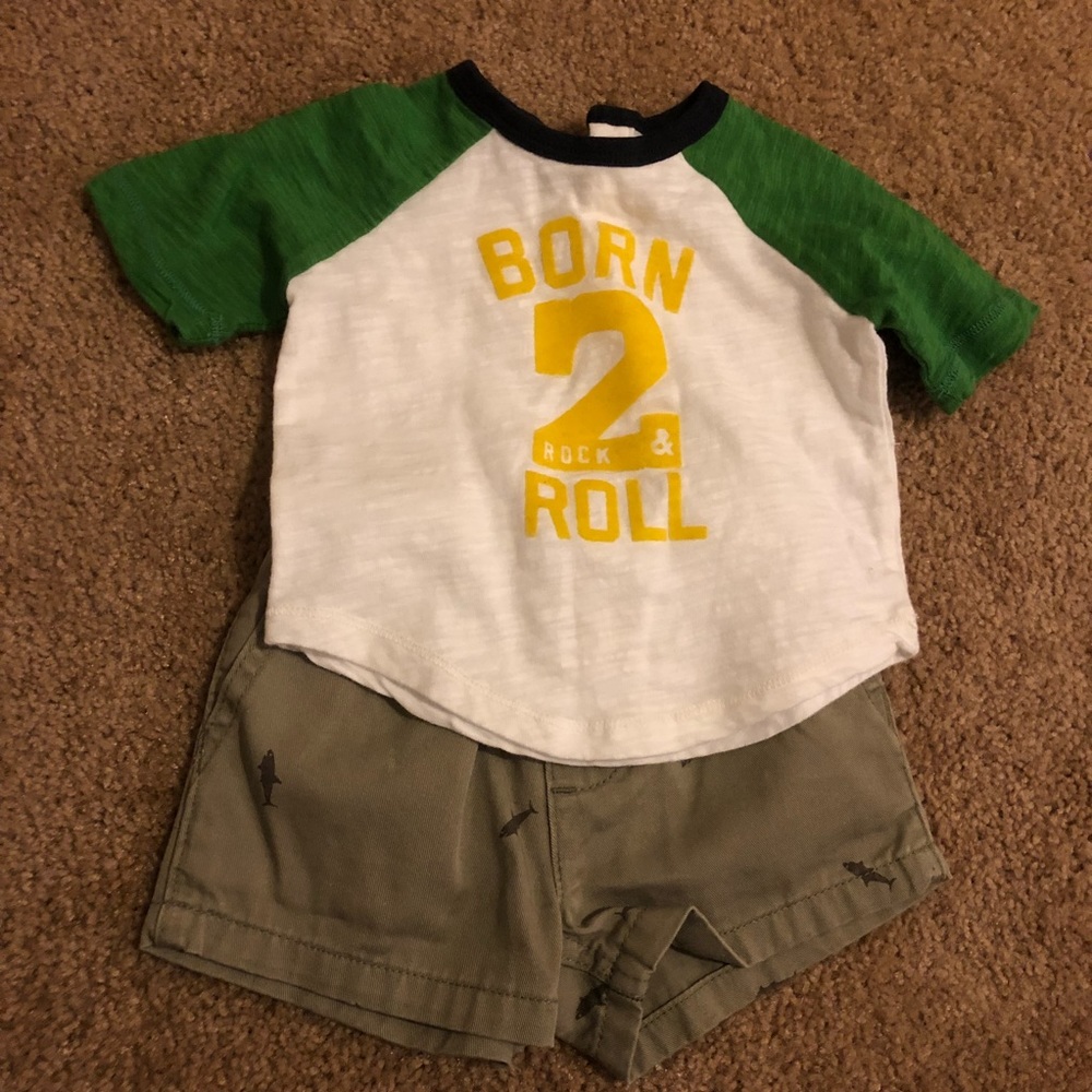 Gap Top & Carter’s shorts